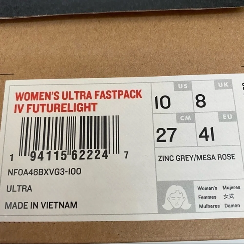 The North Face upper abrasion